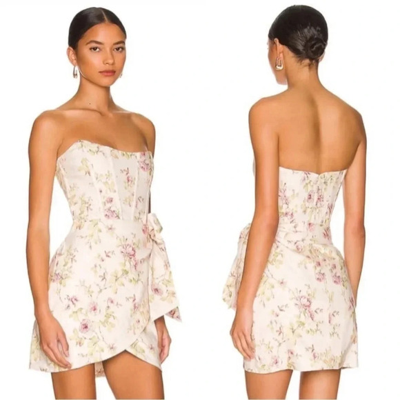 V. Chapman Nasturtium mini strapless dress NWT size 16 - Picture 2 of 10